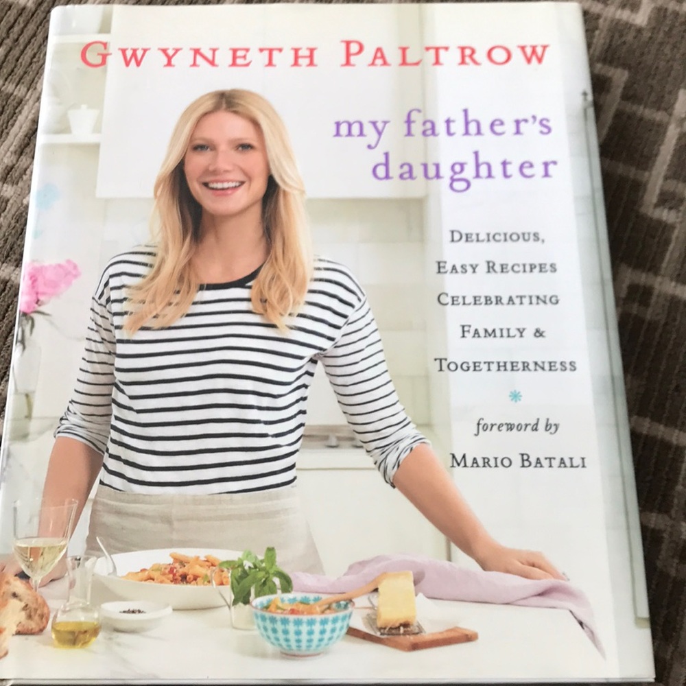 Gwyneth Paltrow cookbook hardcover my father’s..